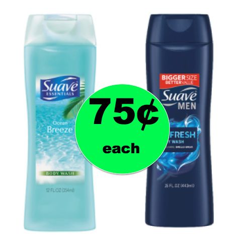Keep Smelling Fresh with Suave Body Wash ONLY 75¢ Each at Walgreens! ~ Today Only!