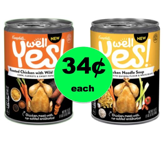 Good for You Comfort Food! Get 34¢ Campbell’s Well Yes! Soups at Target! ~This Week Only!