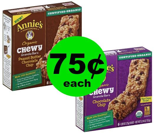 Time to Get Snackin’! Nab 75¢ Annie’s Chewy Bars at Publix! ~ This Week Only!