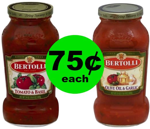Ready for Pasta Night? Bertolli Pasta Sauce 75¢ Each at Publix! ~ Happening Now!