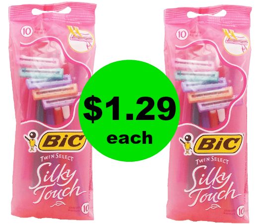 Stock Up on Bic Silky Touch Razors 10 Packs Only $1.29 Each at Publix! ~ NOW!