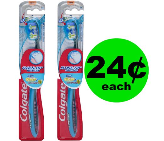 Plaque Be GONE! Pick Up Colgate Manual Toothbrushes for 24¢ Each at CVS! ~Ends Saturday!