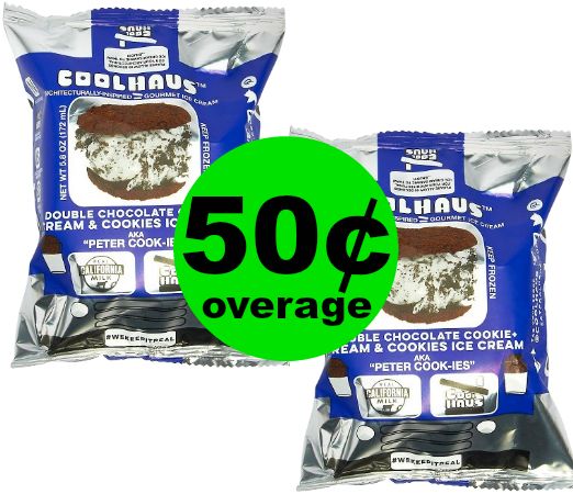 (**Update: RESET**) OH MY ICE CREAM! CoolHaus Ice Cream Sandwiches 50¢ OVERAGE Each at Publix! ~ Starts Weds/Thurs!