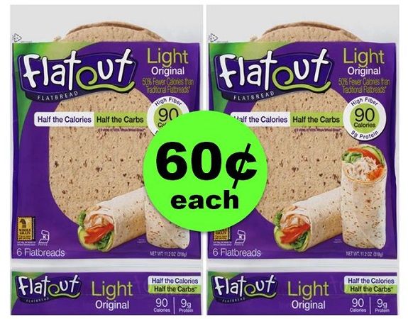 Don’t Miss Out on 60¢ Flatout Flatbread at Publix! (Ends 2/13 or 2/14)