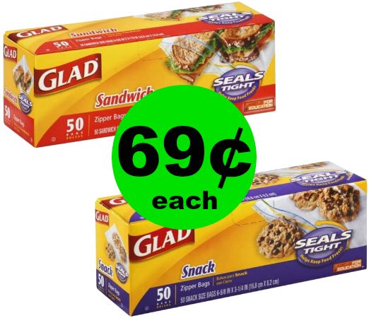 Prepare for Your Thanksgiving Guest! Get Glad Snack or Sandwich Bags for 69¢ Each at Publix! ~ Going On Now!