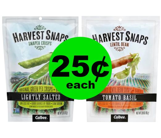*PRINT NOW* Healthy Snack Time! Crunch on 25¢ Harvest Snaps Crisps at Publix! ~ Starts Weds/Thurs!