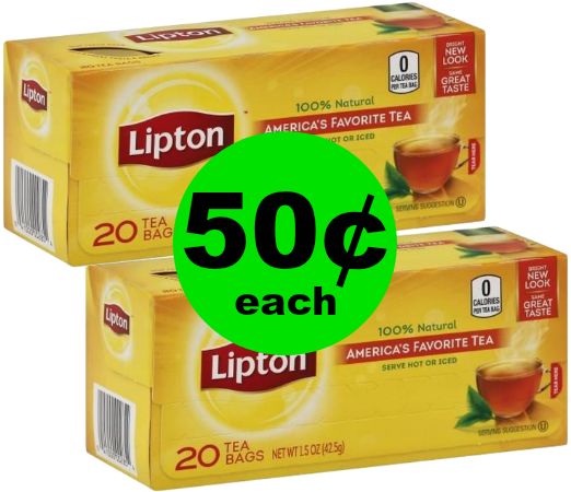 Refreshing & Cheap! Nab Lipton Tea Bags 50¢ {Possibly FREE!} at Publix! ~ Right Now!