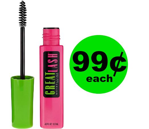 SUPER CHEAP MASCARA! Refresh Your Makeup Bag With 99¢ Maybelline Great Lash Mascara at CVS {NO COUPON NEEDED!} ~ Ends TODAY!