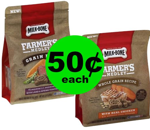 Treat Your Furry Friends! Milk-Bone Farmer’s Medley Biscuits for 50¢ Each {Reg. $5!} at Publix!~ Going On Now!
