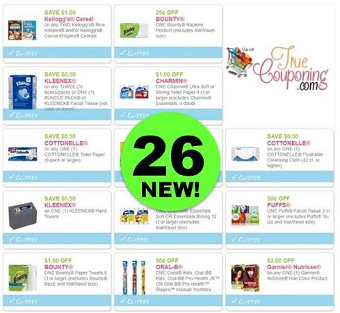 HURRY and Print the Twenty-Six (26!) Coupons That Came Out This Week!