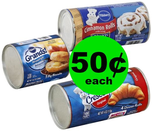 Pass the Butter! Grab 50¢ Pillsbury Crescents, Cinnamon Rolls or Biscuits at Publix! ~ PRINT NOW!