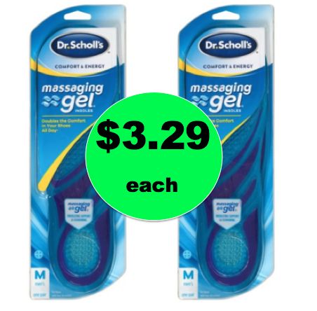 Your Feet are Saying YES to $3.29 Dr. Scholl’s Massaging Gel Insoles {Reg. $11!} at Target! ~NOW!