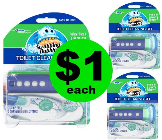 Make the Toilets Sparkle! Grab $1 Scrubbing Bubbles Toilet Cleaning Gel at Publix! ~ Starts Saturday!