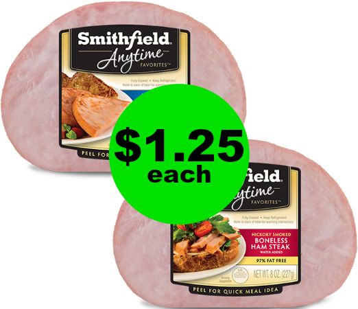Easy Breakfast or Dinner! $1.25 Smithfield Boneless Ham Steaks at Publix! ~ Starts Weds/Thurs!
