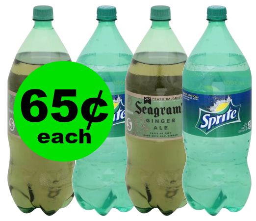 Need Drinks? Sprite or Seagrams 2 Liters for 65¢ Each at Publix!~ Right Now!