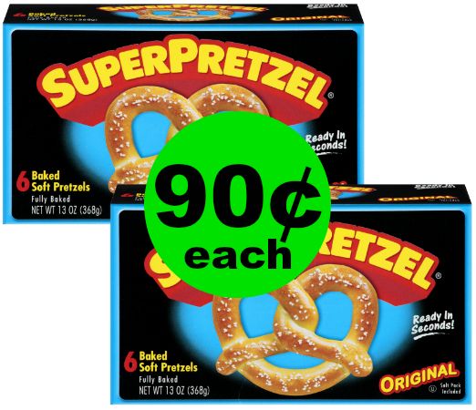 SuperPretzel Soft Pretzels are 90¢ Each at Publix! ~ This Week Only!