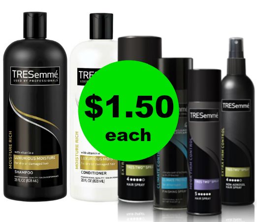 Don’t Miss TWO (2!) Tresemme Hair Care ONLY $1.50 Each at CVS! ~ Ad Ends Today!