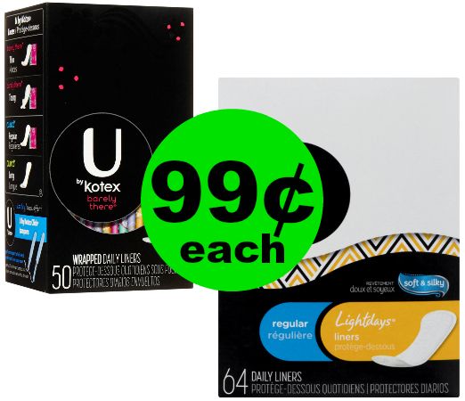 Pick Up U by Kotex Lightdays or Liners for 99¢ Each at Publix! ~ Happening Now!