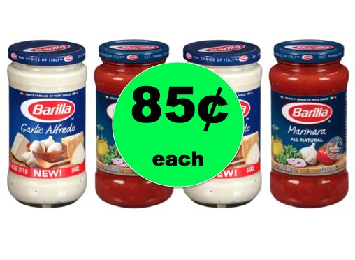 Stock Up on Barilla Pasta or Alfredo Sauce ONLY 85¢ Each at Winn Dixie! ~ Right Now!