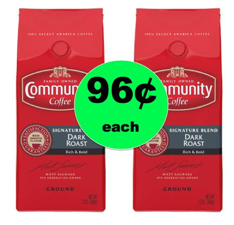 Coffee Alert! Pick Up TWO (2!) Bags of Community Coffee ONLY 96¢ per Bag at Walgreens!  ~Right Now!