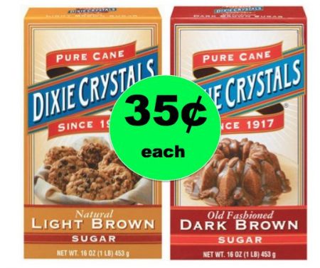Dixie Crystals Light Brown, Dark Brown or Powdered Sugar ONLY 35¢ Each ...