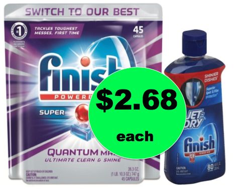 For Only $5.36, Nab Finish Quantum Dishwasher Tabs & Jet Dry at Target! ~Right Now!