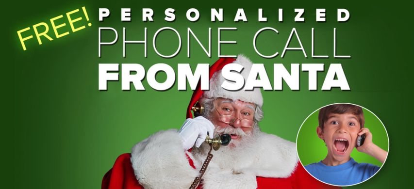 FREE Personalized Call From Santa!