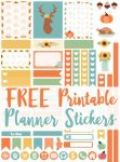 Get The Best FREE Monthly Planner Sticker Printables