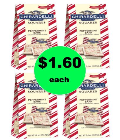 Christmas Gift Idea! Get $1.60 Ghirardelli Peppermint Bark Squares Bags at Target! ~This Week Only!