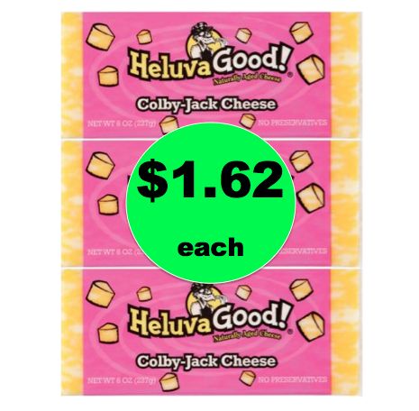 More Cheese Please! Get $1.62 Heluva Good! Cheese Blocks at Walmart! ~Right Now!