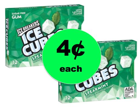 CHEAP GUM ALERT! Get 4¢ Ice Breakers Ice Cubes Gum Packs at Target! ~Ends Saturday!