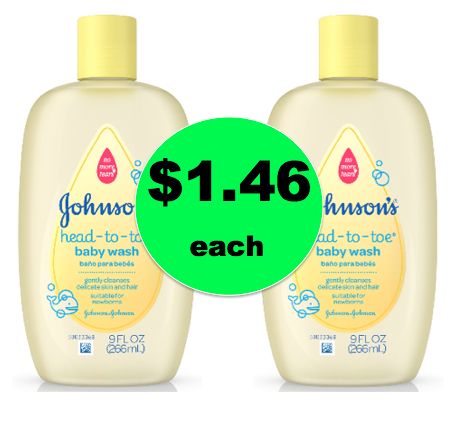 Get a Clean Happy Baby with $1.46 Johnson’s Head-To-Toe Baby Wash at Walmart! ~Right Now!