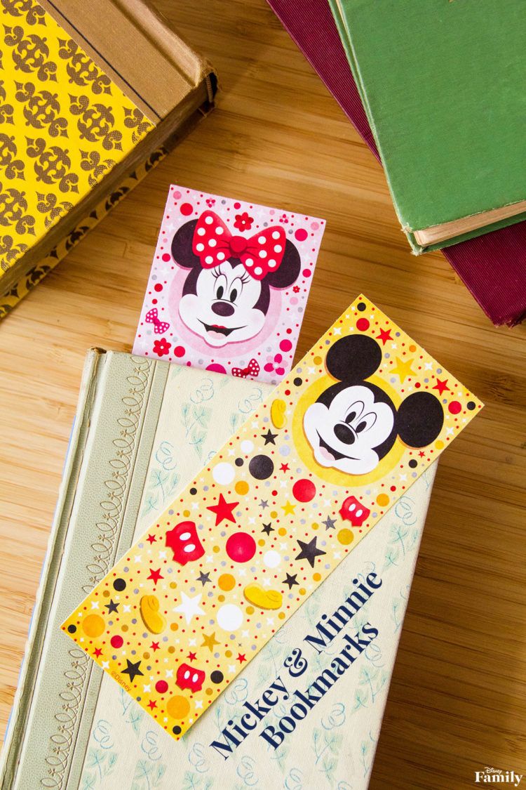 FREE Disney Mickey & Minnie Bookmarks!