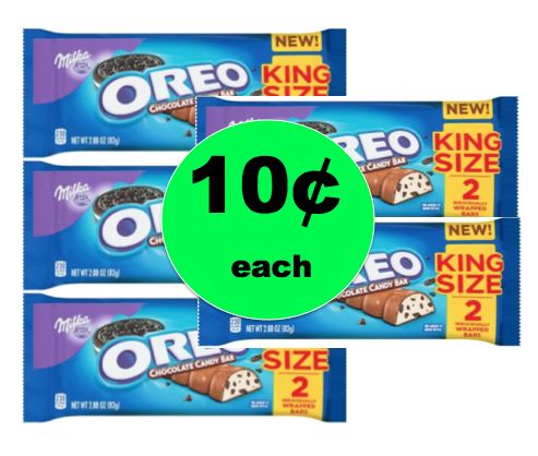 Stocking Stuffer Stock Up! Get FIVE (5!) Oreo Milka KING Size Candy Bars ONLY 10¢ Each at Walgreens! ~ Right Now!