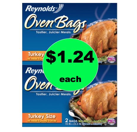 Make Sure Your Turkey is Moist with $1.24 Reynolds Oven Bags at Target! ~This Week Only!