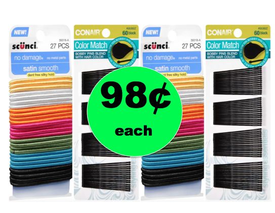 Stocking Stuffer Alert! Pick Up Scunci or Conair Hair Accessories ONLY 98¢ Each at Walgreens! ~Right Now!