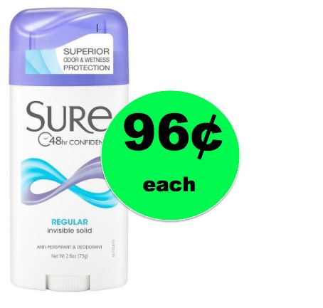 Pick Up 96¢ Sure Deodorant at Walmart! ~Right Now!