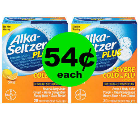 *Print Your Coupons NOW* Grab Alka-Seltzer Cold &amp; Flu Medicine for 54 ...