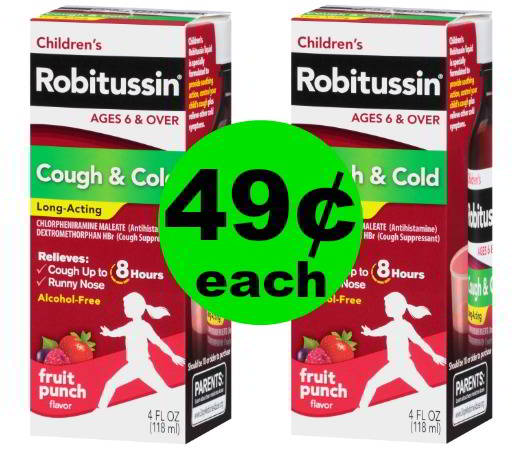 (NLA) Stock Up on Children’s Robitussin for 49¢ Each at Publix! Ends Sunday!