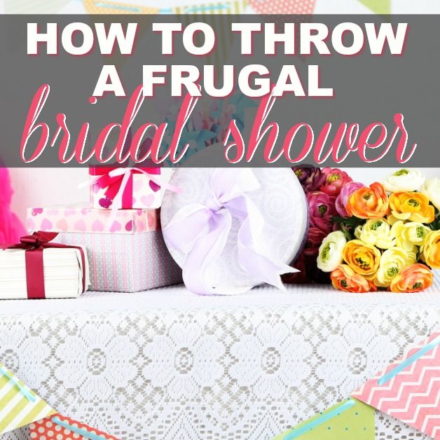 How To Throw A Frugal Bridal Shower