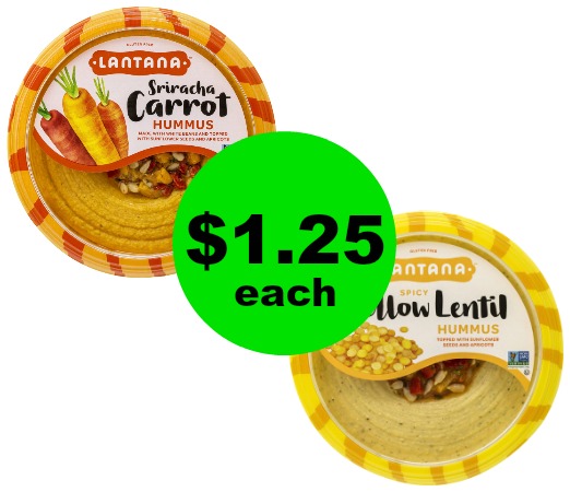 Grab a Chip and Snack on Lantana Hummus Tubs for $1.25 Each at Publix! Ends Tues/Weds!