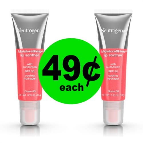 Save 92%! Grab Neutrogena MoistureShine Lip Soothers for 49¢ Each at CVS! PRINT NOW! (12/24 – 12/30)