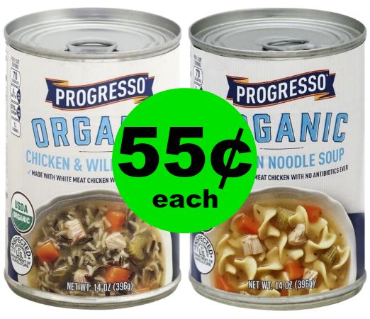 PRINT NOW and Snag 55¢ Progresso Organic Soup at Publix! Starts Weds/Thurs!