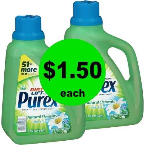 Print NOW for $1.50 Purex Detergent Jugs at Publix! (12/27-1/2 or 12/28-1/3)