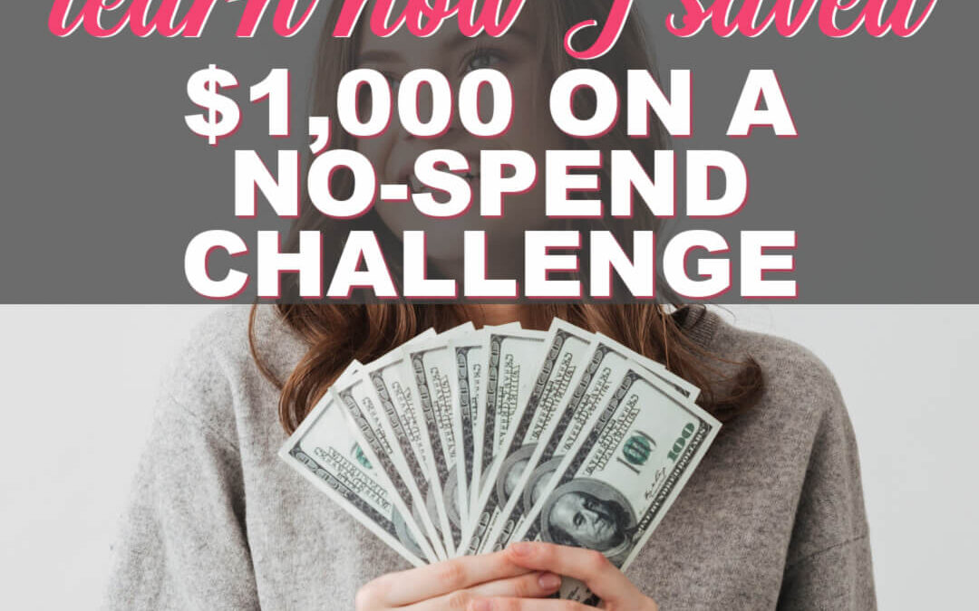 How I Saved Almost $1,000 With A No-Spending Challenge