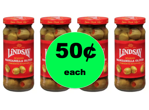 Publix Deal: 🍕 50¢ Lindsay Olives! (5/29-6/4 or 5/30-6/5)