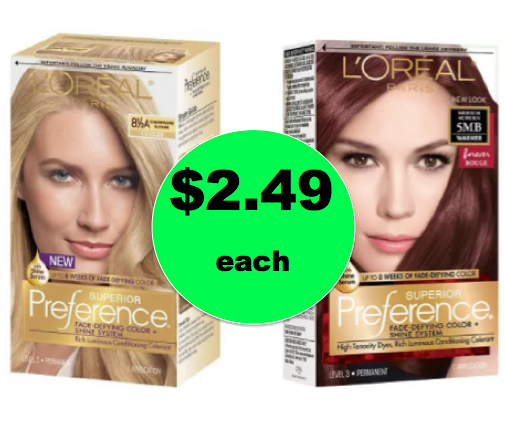 Pick Up $2.49 L’Oreal Superior Preference Hair Color at Target! ~Happening Now!