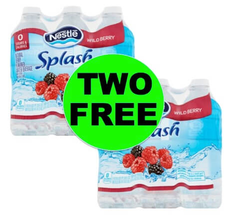 Rehydrate for FREE with TWO (2!) FREE Nestle Splash 6-pks at Winn Dixie! (Ends 12/31)