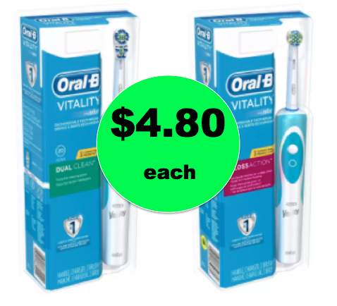 (NLA) Don’t Miss Oral-B Rechargeable Electric Toothbrushes Only $4.80 (Reg $19.99!) at Walgreens! ENDS TODAY!