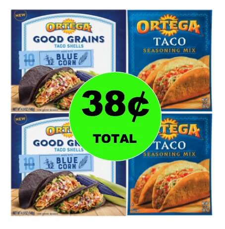 TWO (2!) FREE Ortega Blue Taco Shells & Seasoning Mix As Low As $.19 Each at Target! (Ends 2/3)